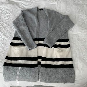 Staccato brand long open front cardigan